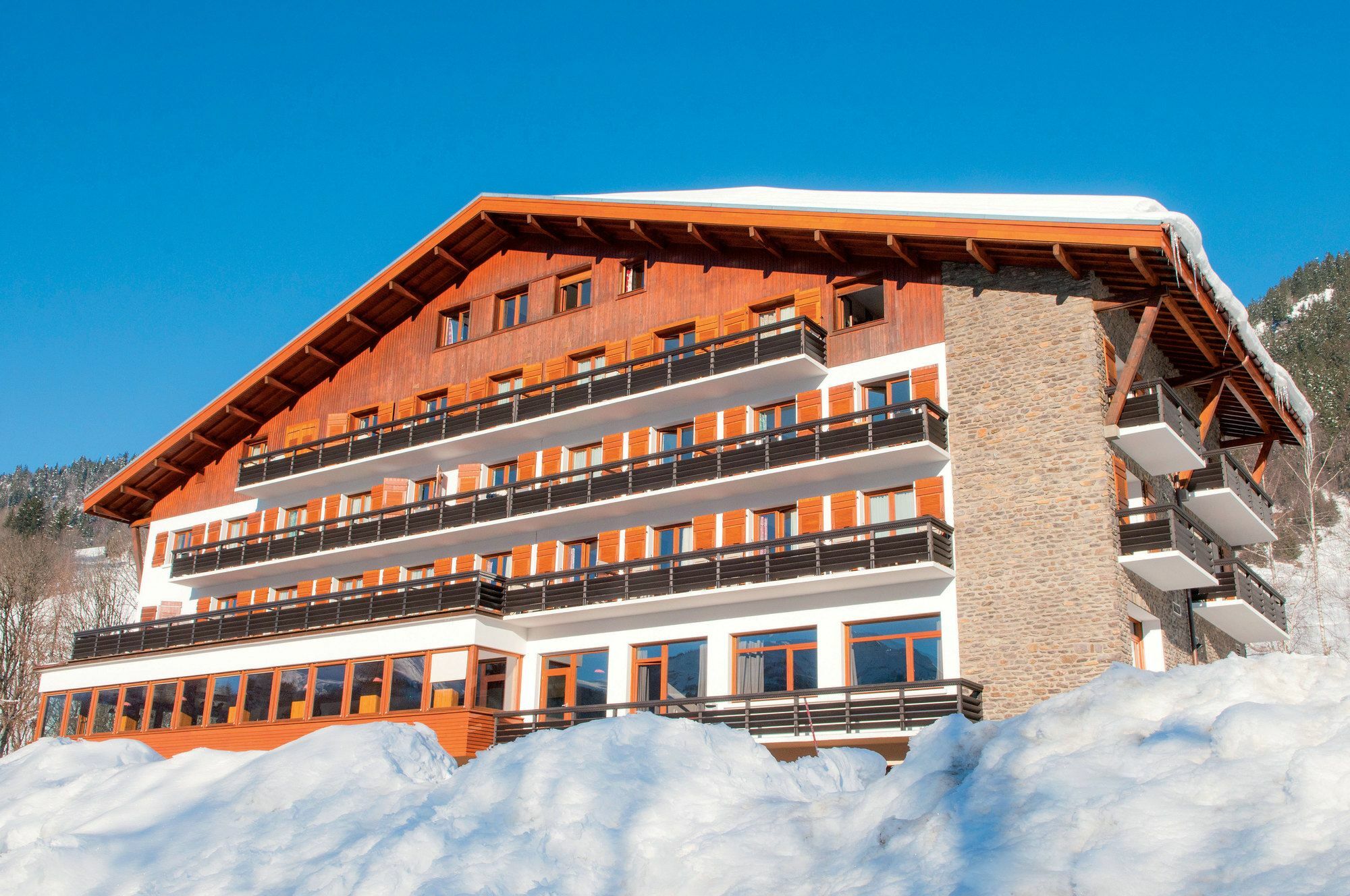 Hotel Vacances Bleues Les Chalets Du Prariand Megève Exterior foto
